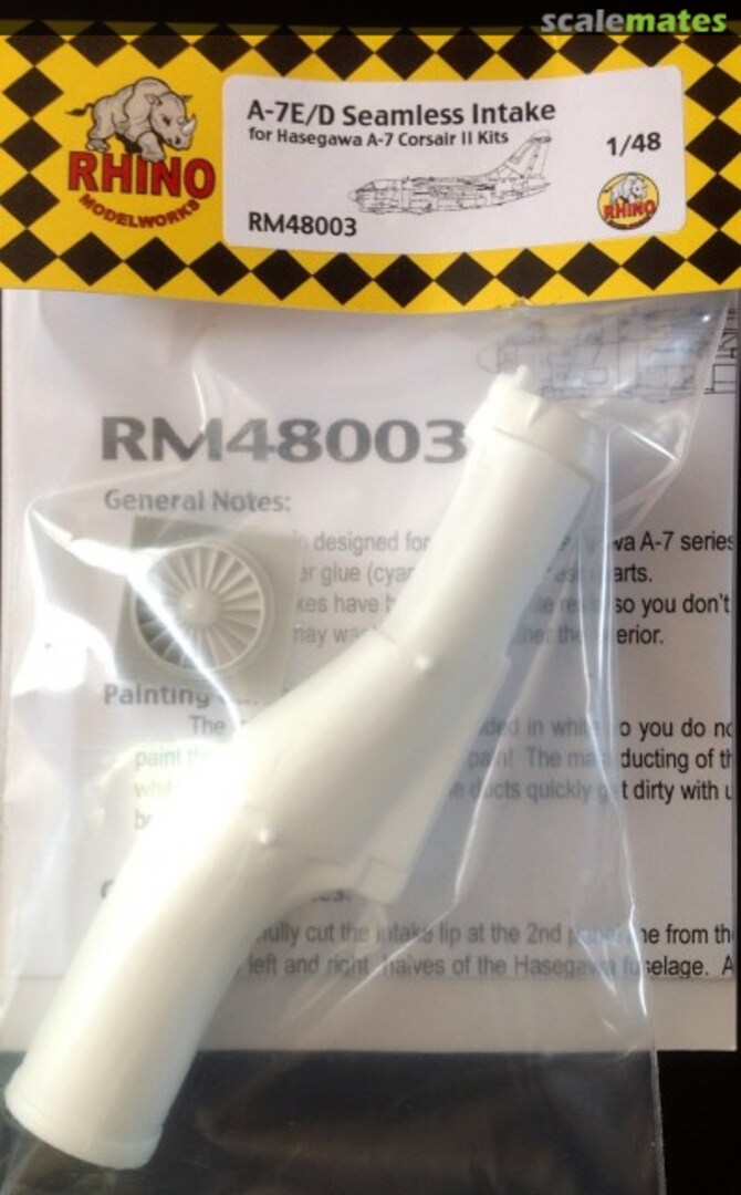 Boxart A-7E/D Seamless Intake RM48003 RHINO MODELWORKS