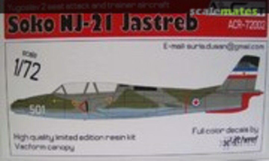 1:72 Soko NJ-21 Jastreb (Air Cast Resin ACR-72002)