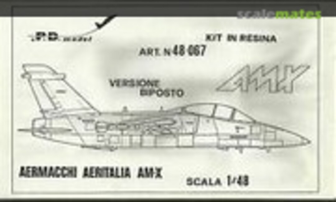 1:48 Aermacchi Aeritalia AM-X versione biposto (P.D. Model Vicenza 48067)