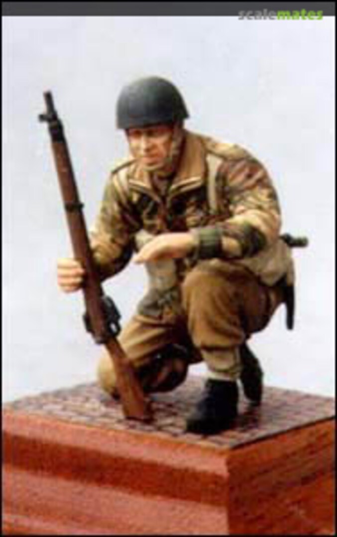 Boxart British WW2 paratrooper kneeling BH05 Hornet & Wolf