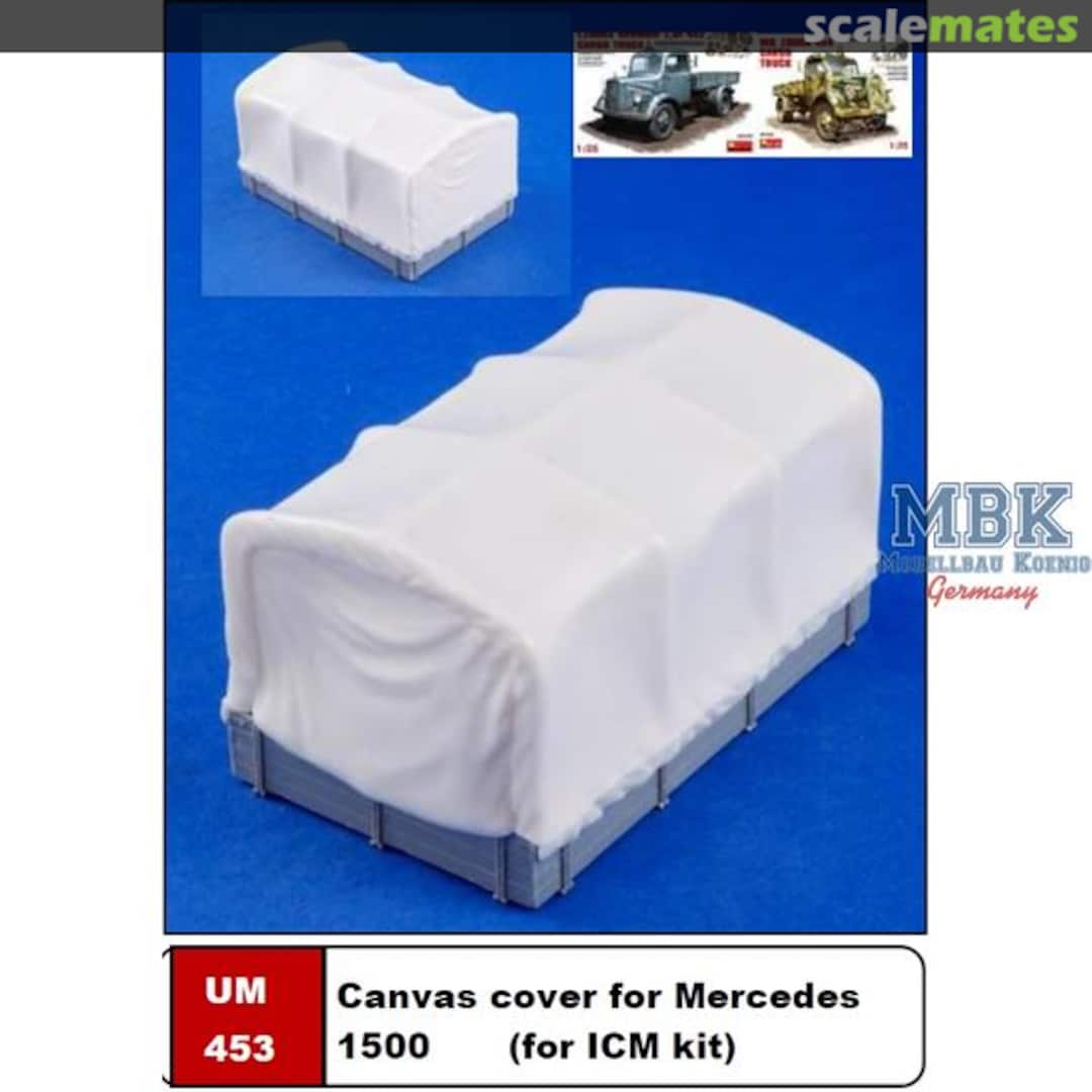 Boxart Mercedes 1500 A & S Canvas Cover UM 453 U-Models