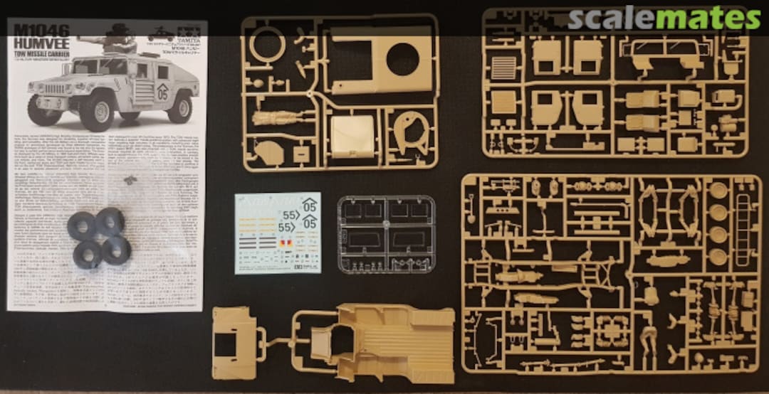 Contents M1046 HUMVEE TOW Missile Carrier 35267 Tamiya