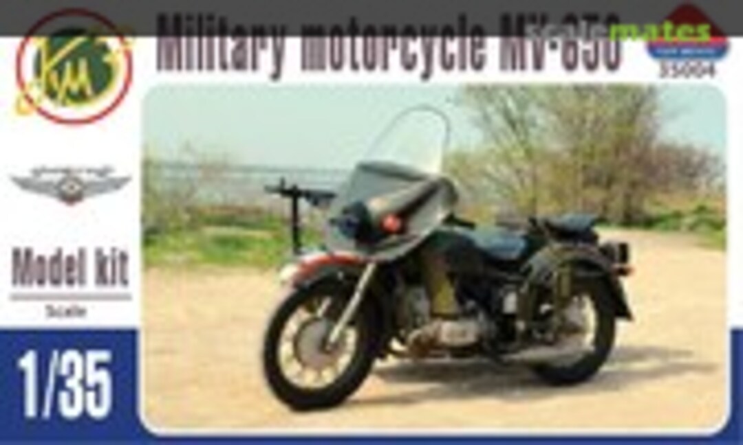 1:35 military motorcycle MV-650 with sidecar (AIM Fan Model 35004)