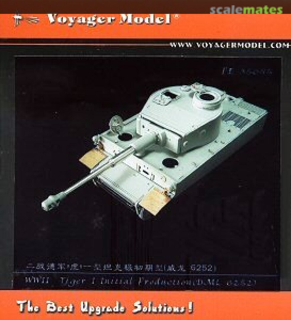 Boxart Tiger I Initial Production PE Update PE35055 Voyager Model