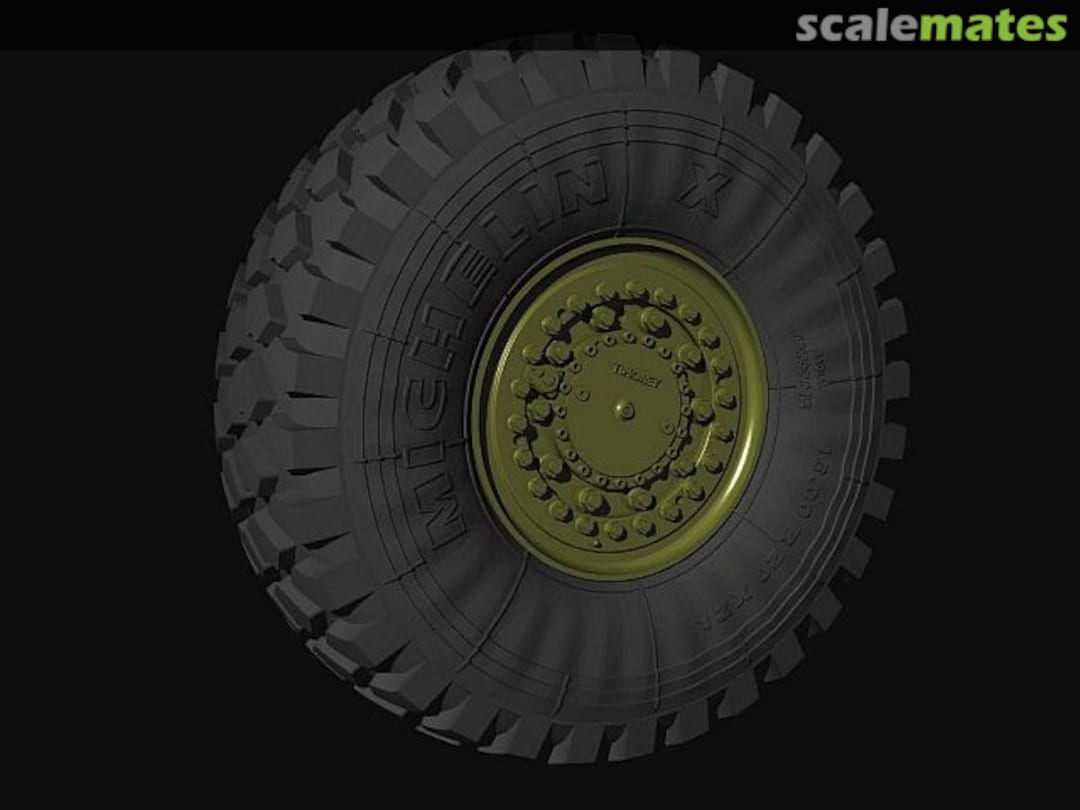 Boxart Kamaz 63968 'Typhoon' road wheels RE35-585 Panzer Art