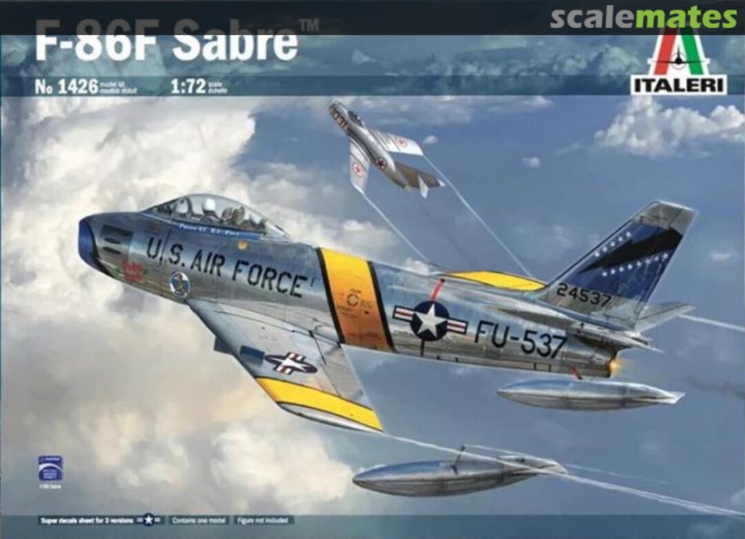 Boxart F-86F Sabre "MiG Killer" 1426 Italeri