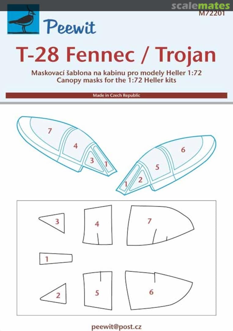 Boxart North-American T-28 Trojan/Fennec M72201 Peewit