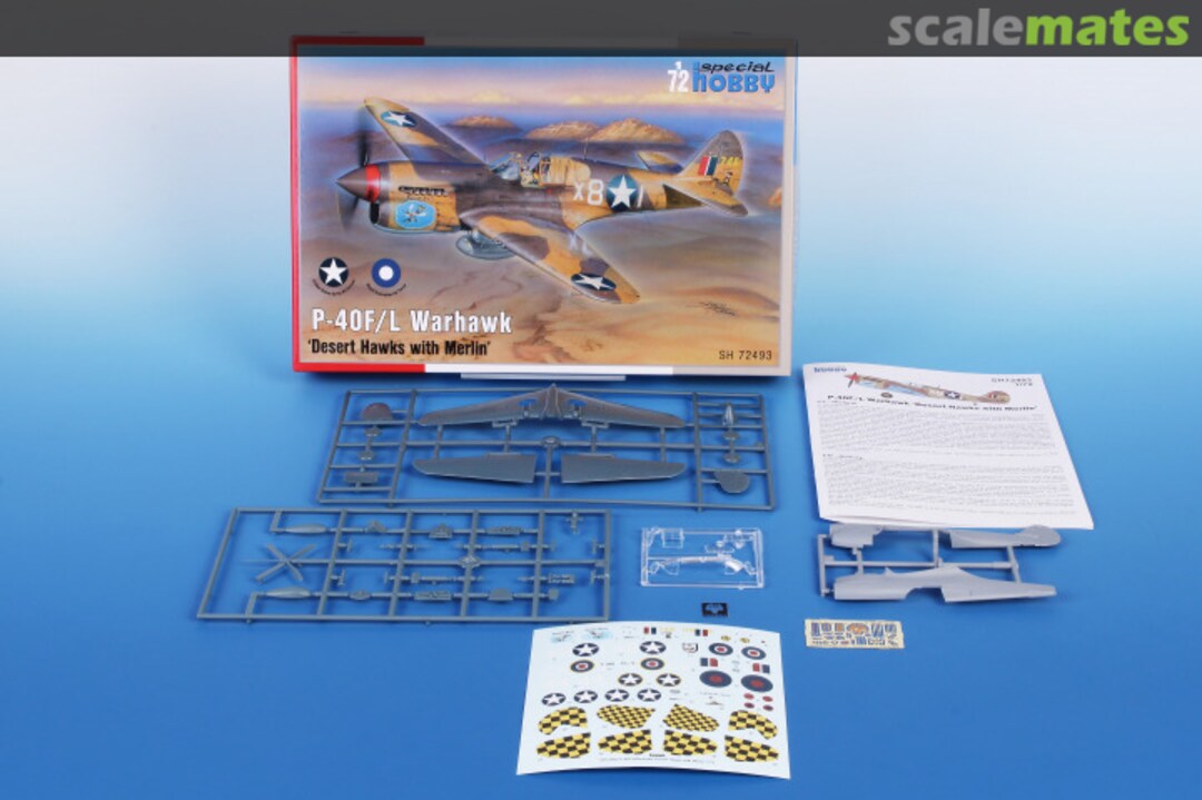 Contents P-40F/L Warhawk SH72493 Special Hobby