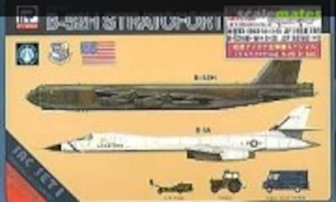 1:700 B-52H &amp; B-1A Clear Plastic Version w/Metal X-35 (Pit-Road S-2S)