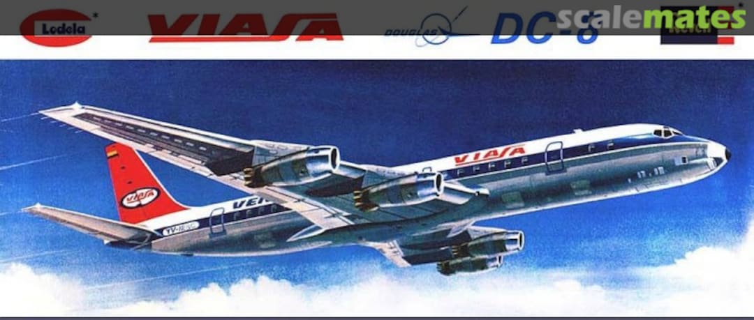 Boxart Douglas DC-8 RH-4312 Revell/Lodela