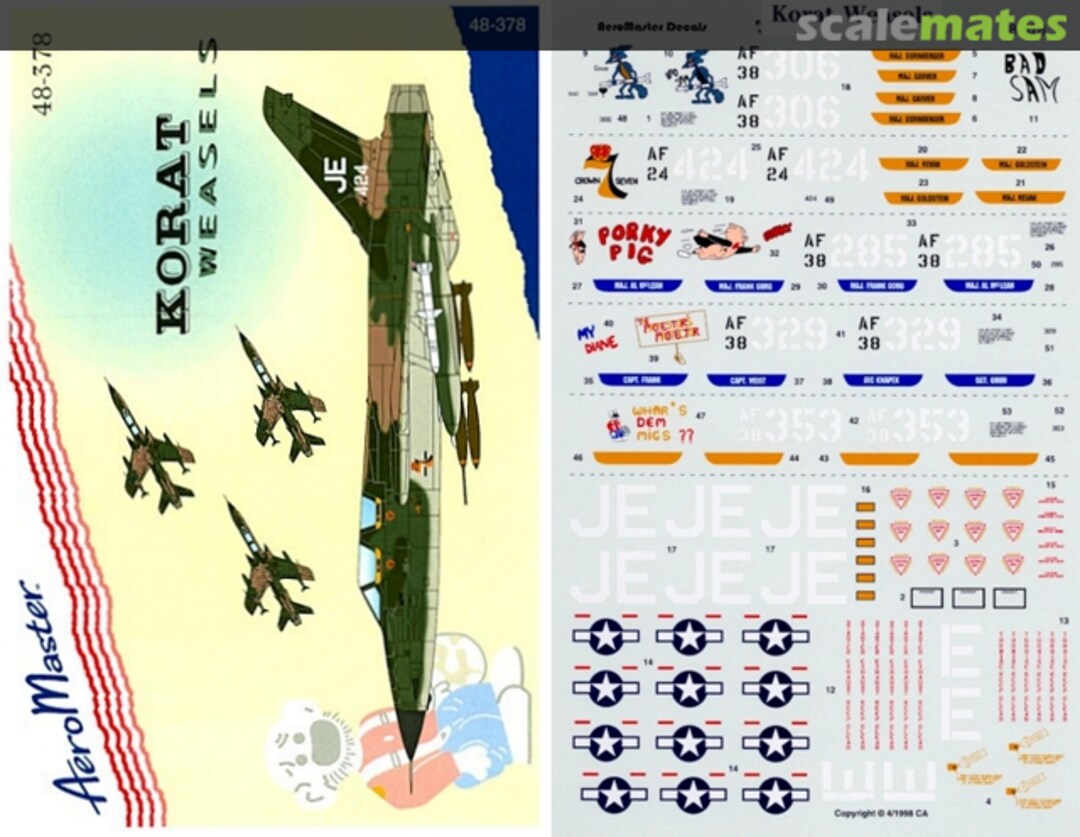 Boxart Korat Weasels 48-378 AeroMaster