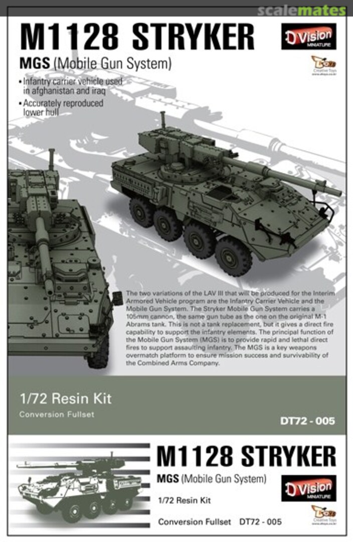 Boxart M1128 Stryker DT72-005 D-Toys