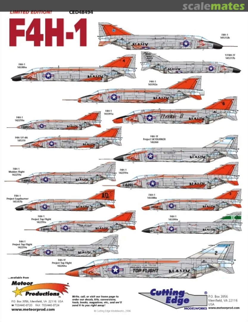 Boxart F4H-1 CED48494 Cutting Edge Modelworks