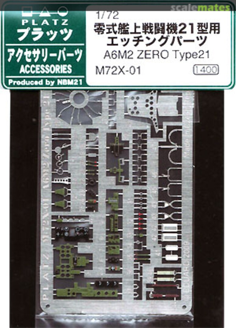 Boxart A6M2 Zero Type 21 M72X-01 Platz