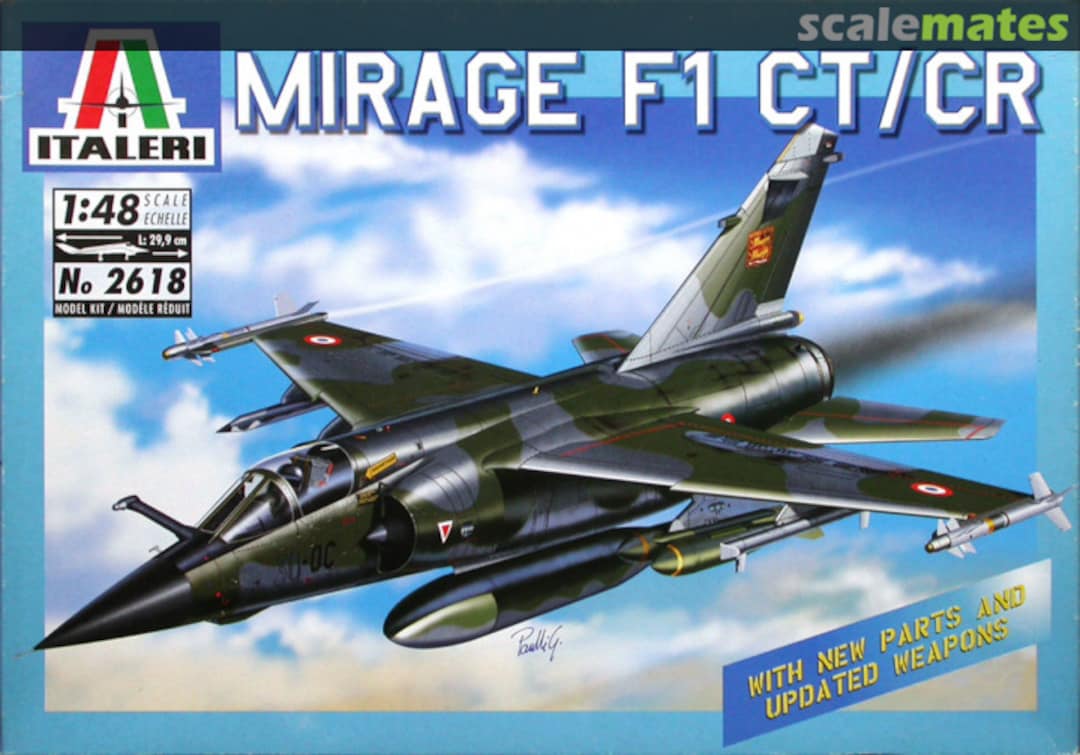 Boxart Mirage F1 CT/CR 2618 Italeri