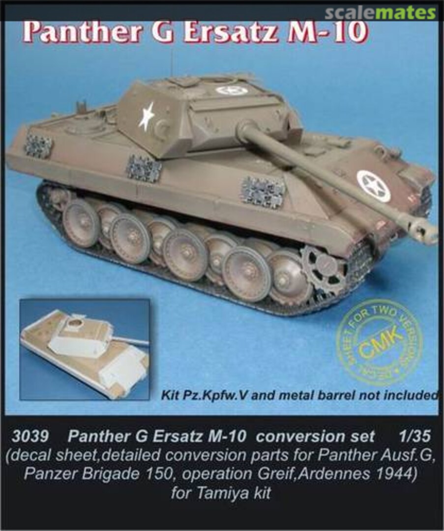 Boxart Panther G Ersatz M-10 - conversion set 3039 CMK