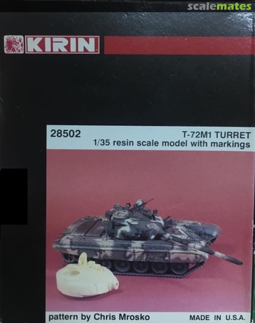 Boxart T-72M1 turret 28502 KIRIN