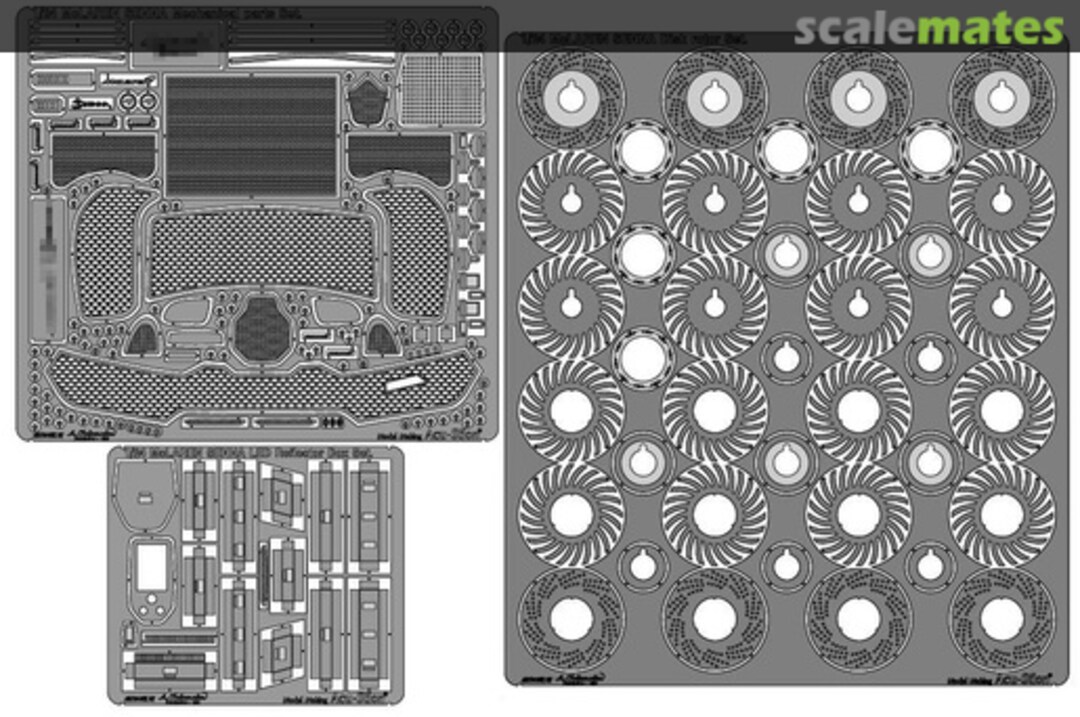 Boxart McLAREN SENNA Mechanical parts & Disk rotor Set ACT-0311 Acu-Stion