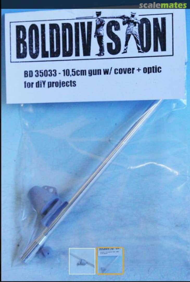 Boxart Gun and cover set 10,5cm 35033 Bolddivision