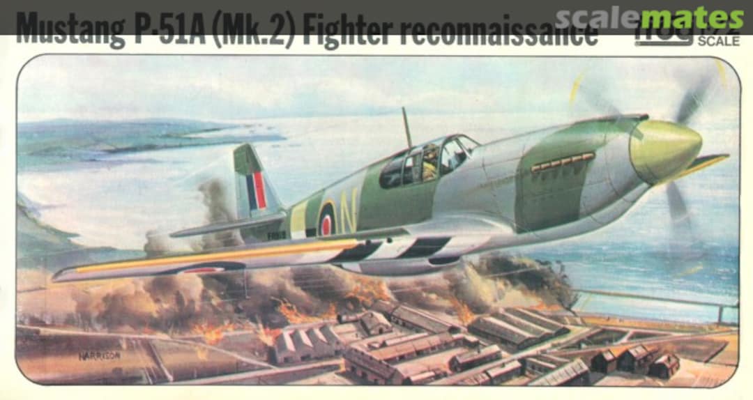 Boxart Mustang P-51A (Mk.2) Fighter reconnaissance F196 FROG