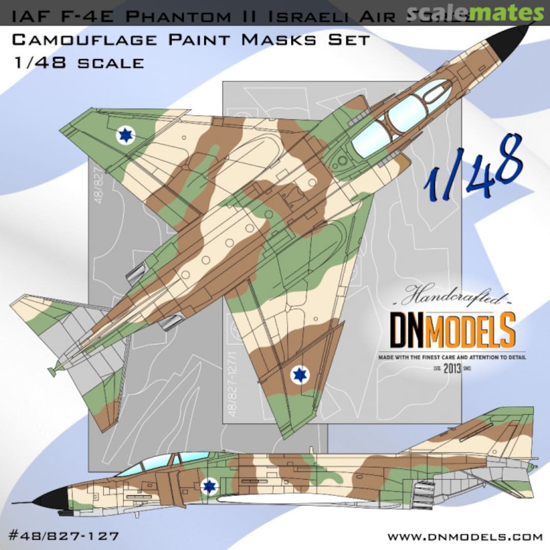 Boxart IAF F-4E Phantom II 48/827-127 DN Models