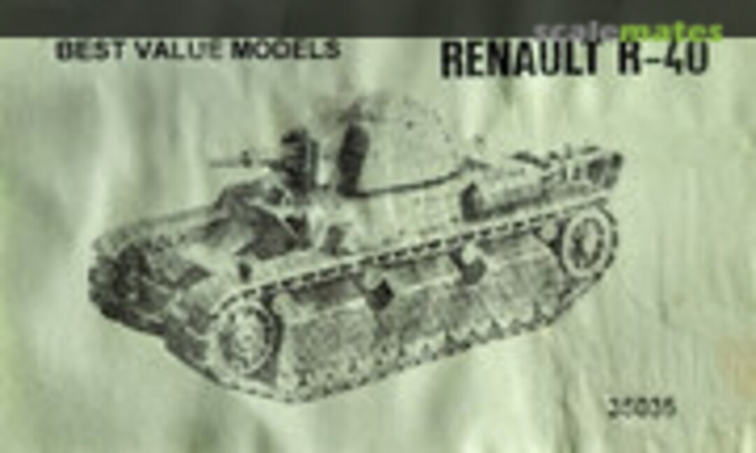 1:35 Renault R-40 (Best Value Models 35035)