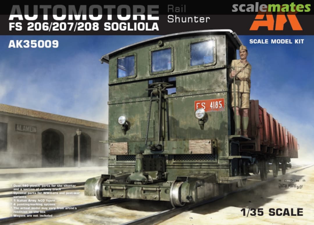 Boxart Automotore FS 206/207/208 Sogliola AK35009 AK Interactive