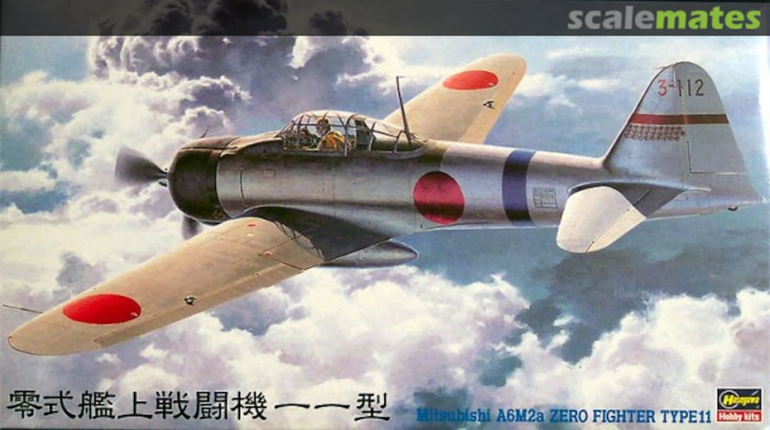 Boxart Mitsubishi A6M2a Zero Type11 09142 Hasegawa