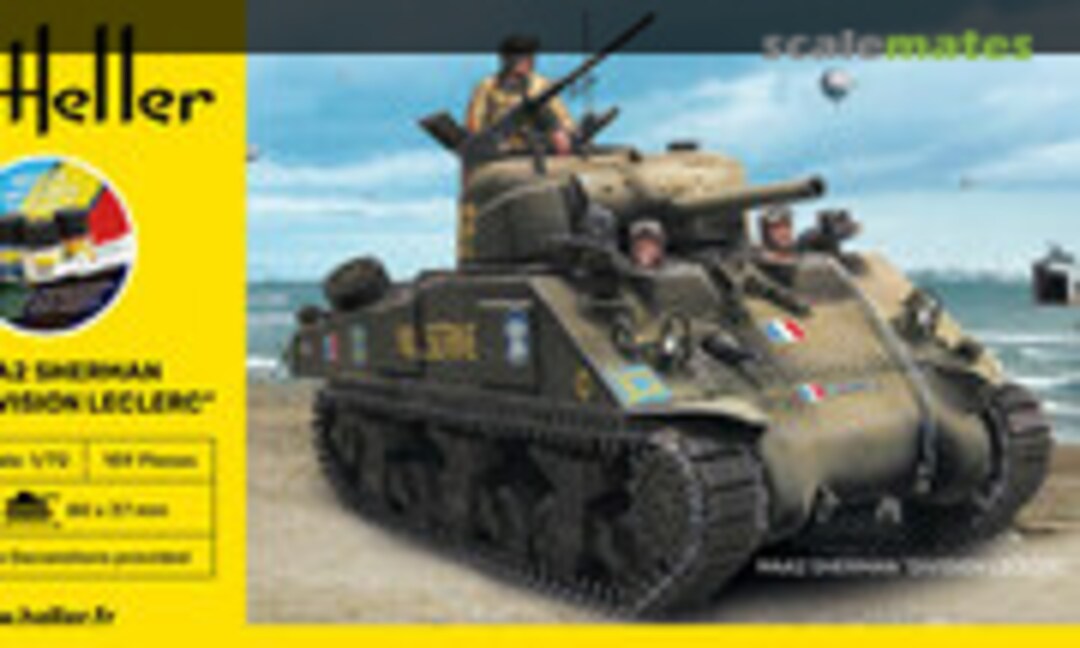 1:72 M4A2 Sherman &quot;Division Leclerc&quot; (Heller 56894)