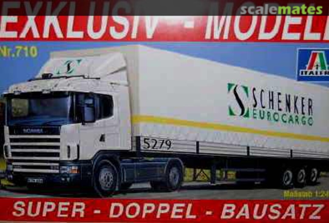 Boxart Schenker Eurocargo Truck & Trailer 710 Italeri