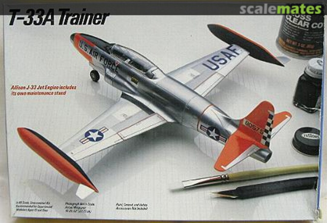 Boxart T-33A Trainer 578 Testors