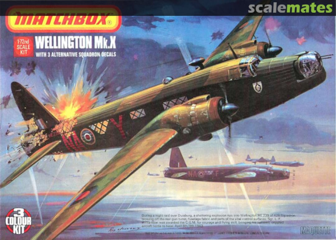 Boxart Wellington Mk.X PK-402 Matchbox