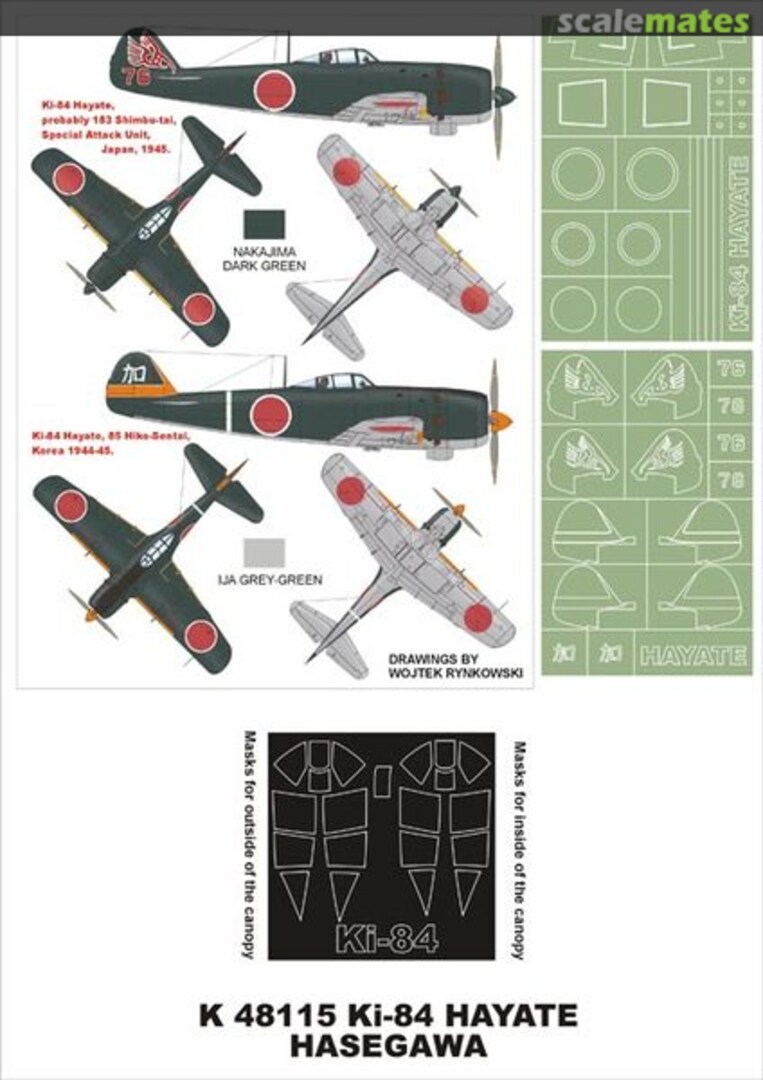 Boxart Nakajima Ki-84 Hayate Frank K48115 Montex