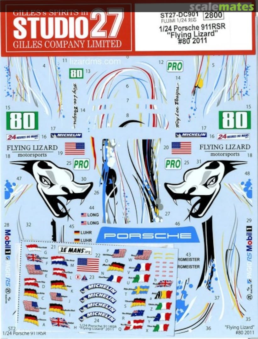 Boxart Porsche 911 RSR ST27-DC901 Studio27