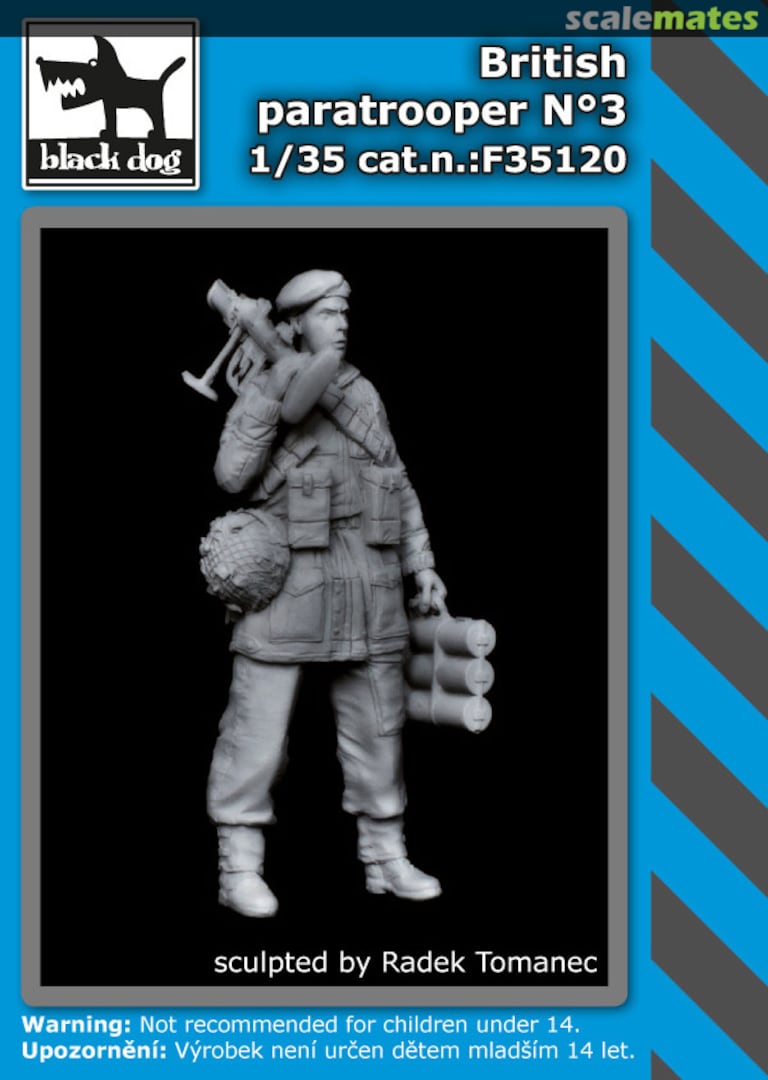 Boxart British paratroper N°3 F35120 Black Dog