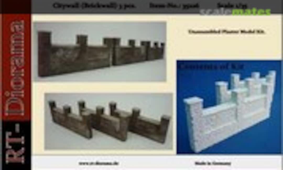 Citywall (Brickwall) 3pcs. (RT-Diorama 35226)