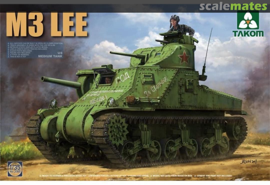 Boxart M3 Lee 2085 Takom