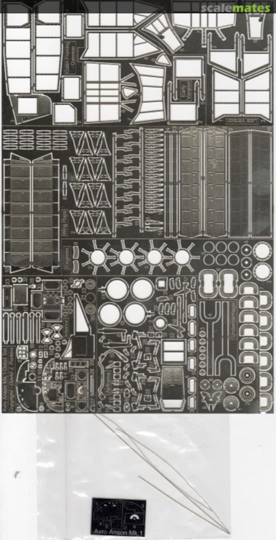 Boxart Avro Anson Mk.I - Detail Set (Early & Late Versions) FHP48111 Flightpath