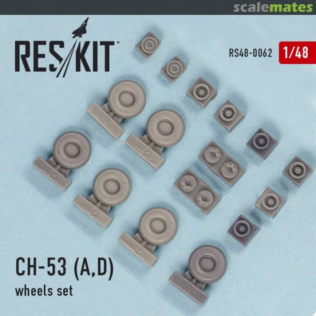 Boxart SH-53 (A,D) wheels set RS48-0062 ResKit