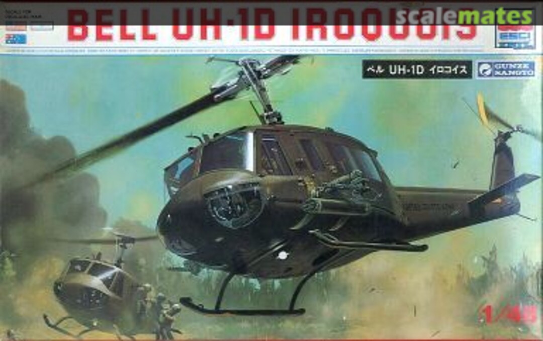 Boxart Bell UH-1D Iroquois GE-208 Gunze Sangyo