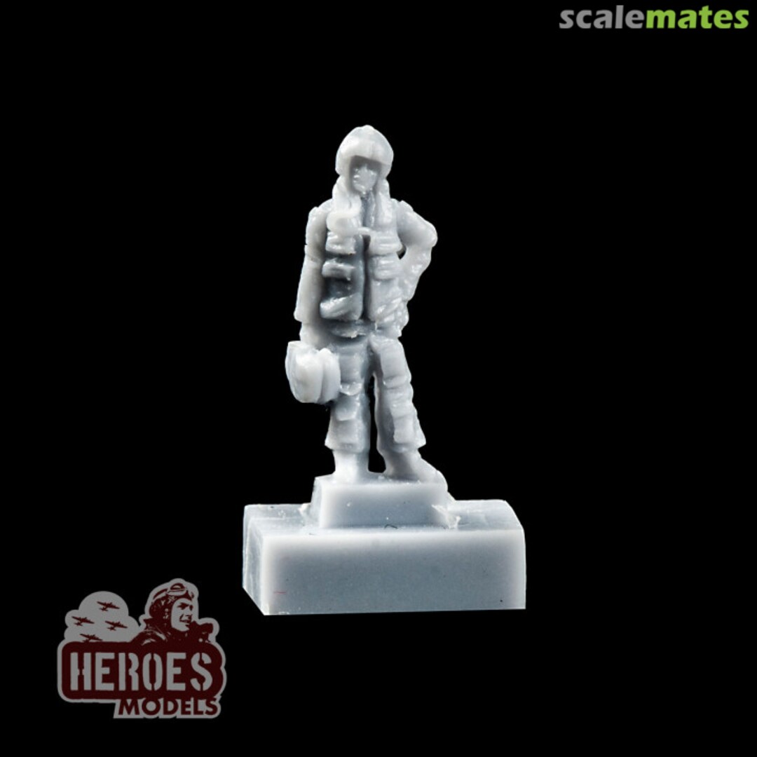 Boxart Modern pilot standing up. Pose 2 HM-R14412 Heroes Models