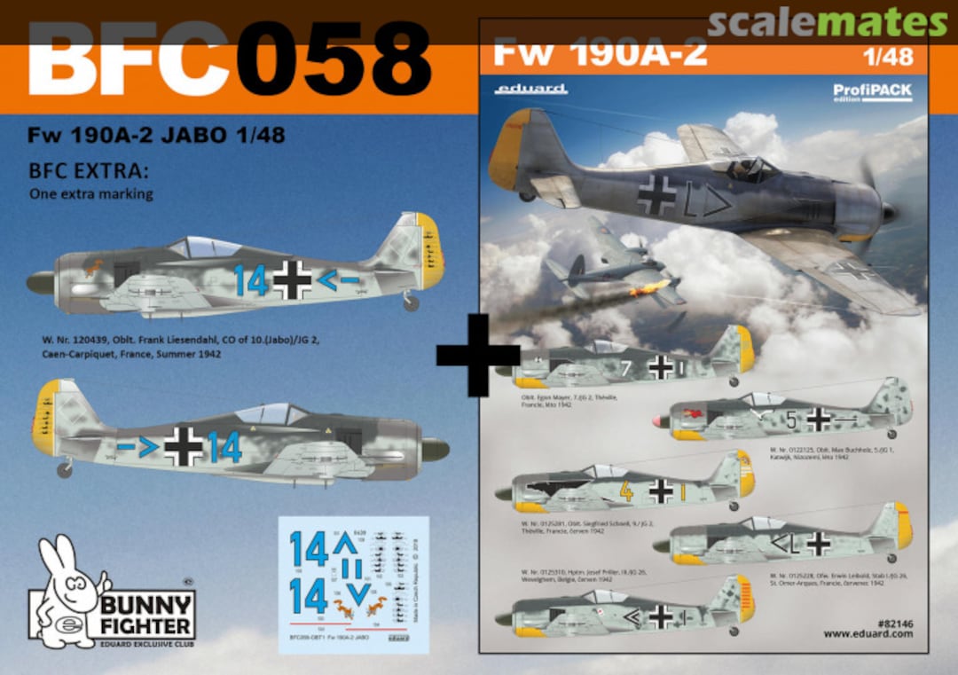 Boxart Fw 190A-2 JABO BFC058 Eduard