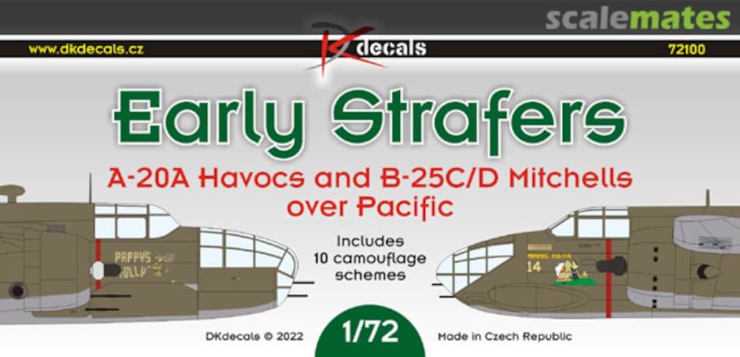 Boxart Early Strafers 72100 DK Decals