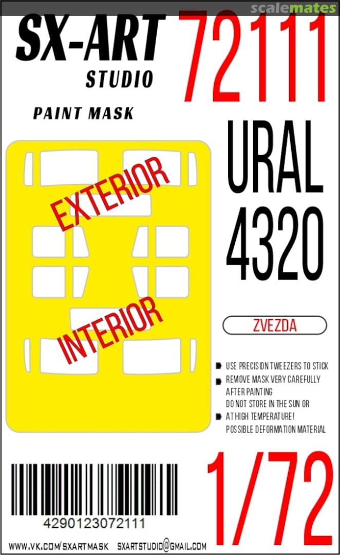 Boxart Ural 4320 masks 72111 SX-Art