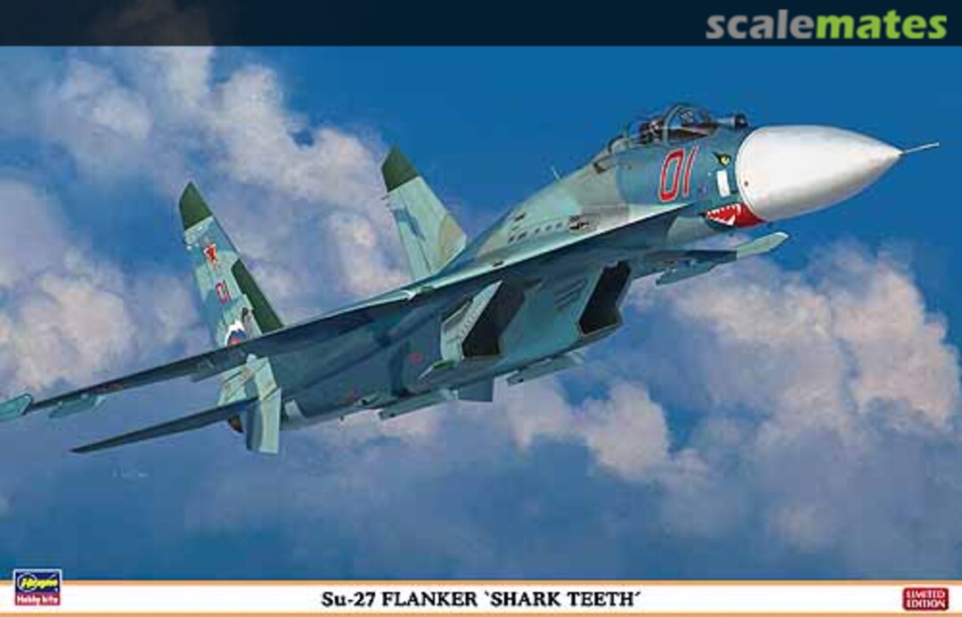 Boxart Su-27 Flanker `Shark Teeth´ 01995 Hasegawa