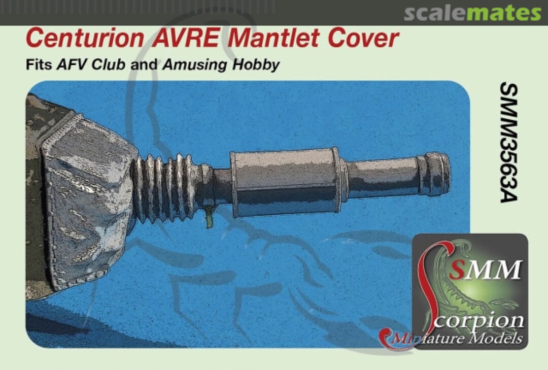 Boxart Centurion AVRE Mantlet Cover SMM3563A Scorpion Miniature Models