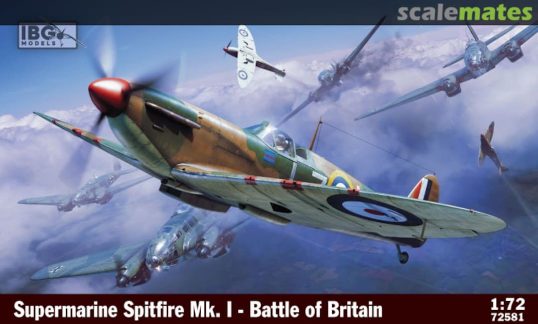 Boxart Supermarine Spitfire Mk.I 72581 IBG Models