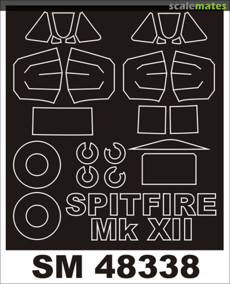 Boxart Spitfire Mk.XII SM48338 Montex