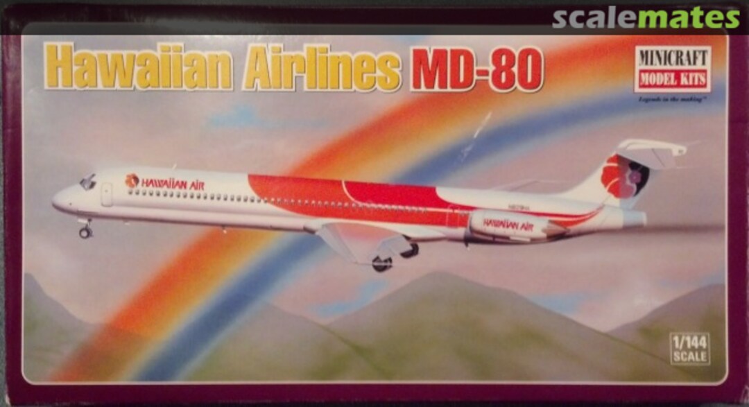 Boxart Hawaiian Airlines MD-80 14510 Minicraft Model Kits