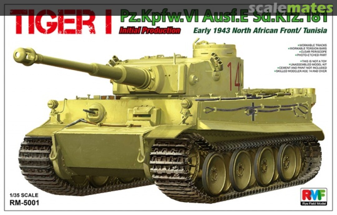 Boxart Tiger I RM-5001 Rye Field Model